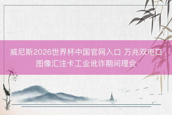 威尼斯2026世界杯中国官网入口 万兆双电口图像汇注卡工业讹诈期间理会